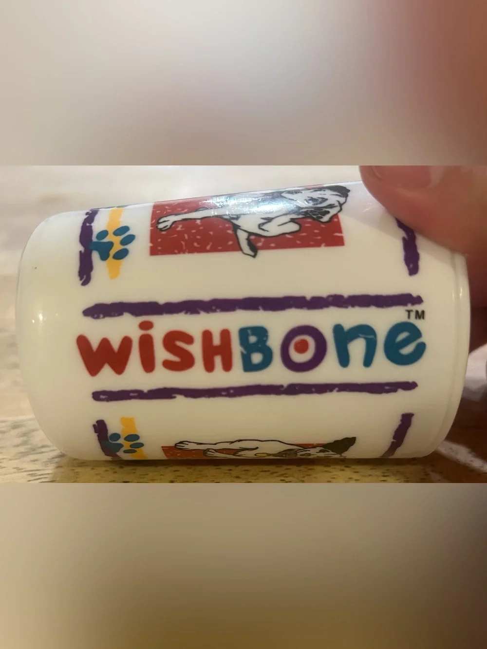 1997 Big Feats Plastic Wishbone Toothbrush Holder  4 Hole Lid